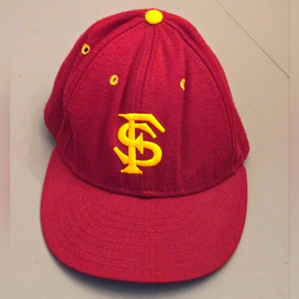 DeLong 6 3/4 Florida State University Youth Fitted Baseball Cap Vintage